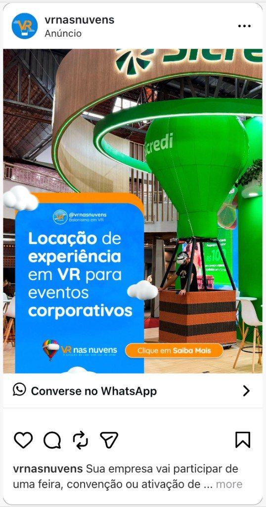 Anúncio no Meta Ads